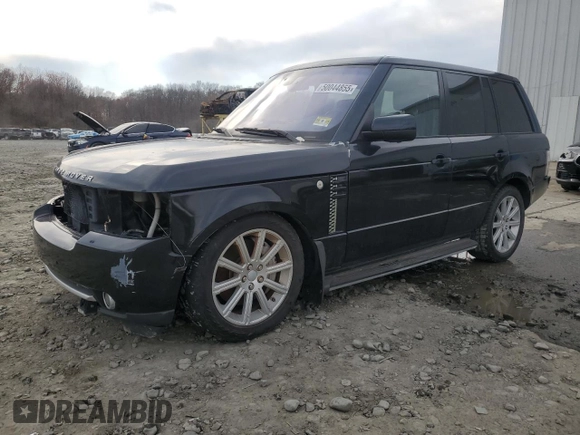 2012 Land Rover Range Rover SC with VIN SALMF1E41CA370124, listed as a Copart auction lot 50044855 with 118,980 mi miles and Clean title. Bid and sale history available at DreamBid. Image 1.