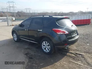2012 Nissan Murano S with VIN JN8AZ1MW2CW212192, listed as a IAAI auction lot 41668278 with 181,126 mi miles. Bid and sale history available at carsss.com. Image 3.