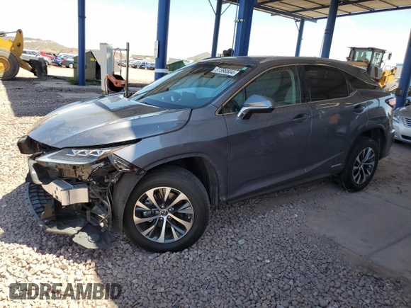 2020 Lexus RX with VIN 2T2AGMDAXLC048248, listed as a Copart auction lot 67398504 with 15,946 mi miles and Salvage Title. Bid and sale history available at carsss.com. Image 1.