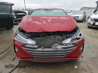 2020 Hyundai Elantra SE with VIN KMHD74LF3LU041851, listed as a Copart auction lot 47955305 with 44,637 mi miles and Non Repairable. Bid and sale history available at carsss.com. Image 5.