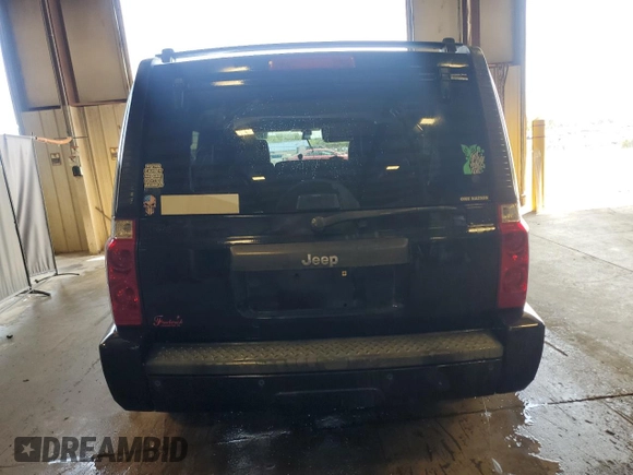 2006 Jeep Commander z VIN 1J8HG48K16C195599, wystawiony jako Copart lot #59402935 z przebiegiem 184 157 mil mil oraz Szkoda całkowita • Salvage title. Historia ofert i sprzedaży dostępna na DreamBid. Obrazek 6.