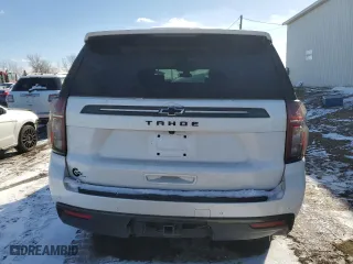 2021 Chevrolet Tahoe Z71 with VIN 1GNSKPKD7MR319478, listed as a Copart auction lot 44708925 with 0 mi miles and Salvage Title. Bid and sale history available at carsss.com. Image 6.