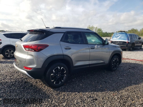 2023 Chevrolet TrailBlazer LT with VIN KL79MPSL4PB191896, listed as a Copart auction lot 51867635 with 25,492 mi miles and Salvage Title. Bid and sale history available at DreamBid. Image 3.