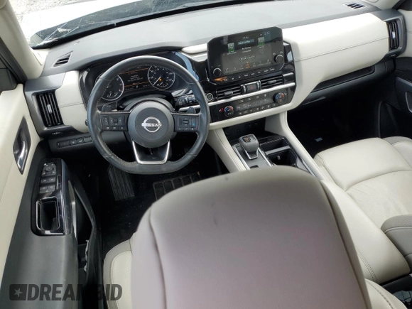 2023 Nissan Pathfinder SL with VIN 5N1DR3CD4PC248943, listed as a Copart auction lot 50991295 with 17,160 mi miles and Salvage title. Bid and sale history available at DreamBid. Image 8.