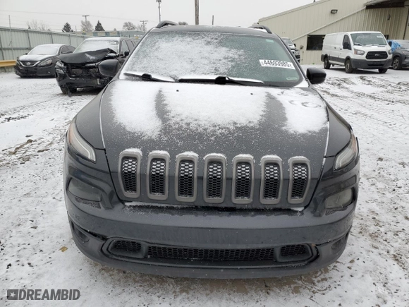 2016 Jeep Cherokee Altitude with VIN 1C4PJMCB4GW144870, listed as a Copart auction lot 44693985 with 128,694 mi miles and Salvage Title. Bid and sale history available at carsss.com. Image 5.