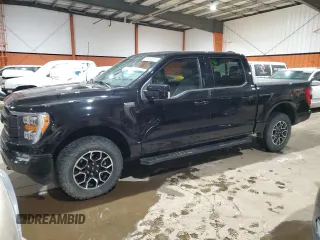 2022 Ford F-150 XL with VIN 1FTEW1EP6NKE52594, listed as a Copart auction lot 43848325 with 57,040 mi miles and Salvage Title. Bid and sale history available at DreamBid. Image 1.