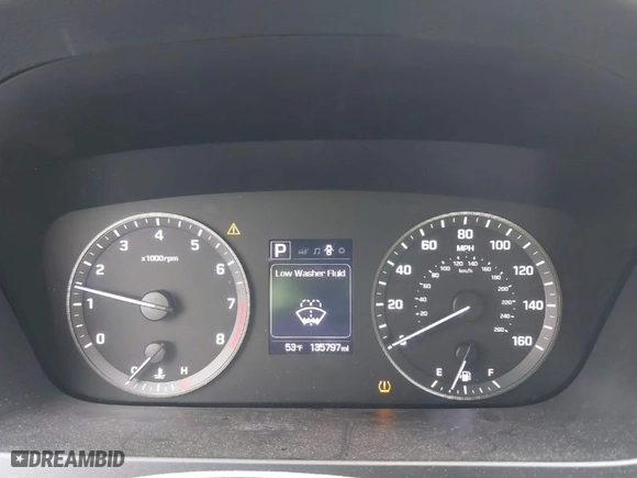 2017 Hyundai Sonata 2.4L with VIN 5NPE24AF6HH497550, listed as a IAAI auction lot 41707185 with 135,797 mi miles. Bid and sale history available at carsss.com. Image 7.