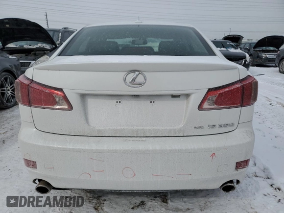 2011 Lexus IS 350 с VIN JTHCE5C20B5000920, выставлен на аукционе Copart как лот 44690695 с пробегом 130 347 миль миль и Списание • Salvage title. История ставок и продаж доступна на DreamBid. Изображение 6.