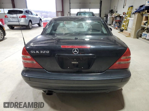 2003 Mercedes-Benz SLK 320 with VIN WDBKK65F23F277574, listed as a Copart auction lot 82523004 with 112,143 mi miles and Clean title. Bid and sale history available at DreamBid. Image 6.