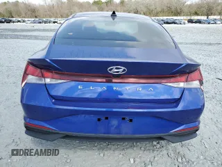 2021 Hyundai Elantra SEL with VIN KMHLS4AG7MU103730, listed as a Copart auction lot 47742565 with 45,030 mi miles and Salvage Title. Bid and sale history available at carsss.com. Image 6.