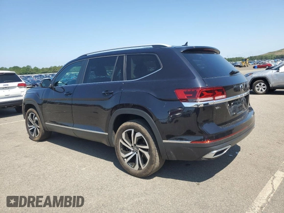 2022 Volkswagen Atlas SEL with VIN 1V2BP2CA9NC519850, listed as a Copart auction lot 61124825 with 26,243 mi miles and Salvage title. Bid and sale history available at DreamBid. Image 2.
