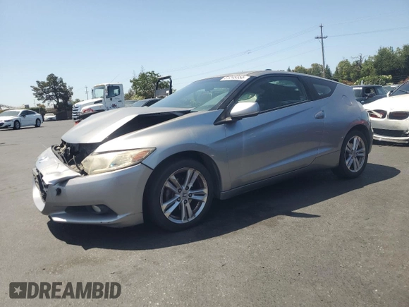 2012 Honda CR-Z EX with VIN JHMZF1D67CS001471, listed as a Copart auction lot 61248355 with 196,018 mi miles and Salvage title. Bid and sale history available at DreamBid. Image 1.