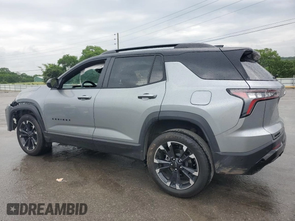 2025 Chevrolet Equinox FWD RS with VIN 3GNAXLEG1SL226410, listed as a Copart auction lot 57580165 with 8,079 mi miles and Salvage title. Bid and sale history available at DreamBid. Image 2.