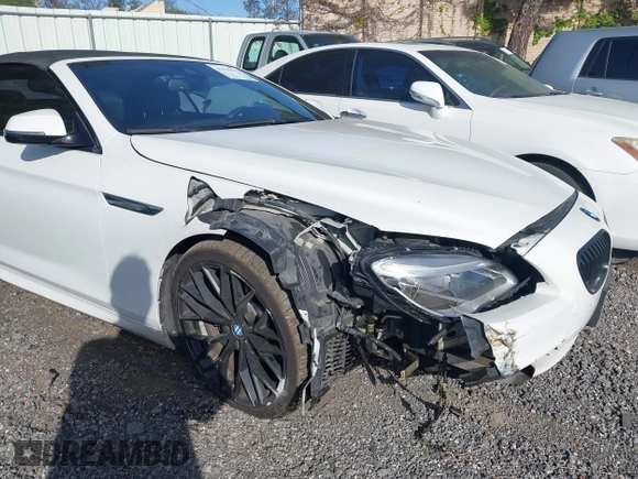 2018 BMW 6 Series 640i with VIN WBA6F1C5XJGT83781, listed as a IAAI auction lot 41945616 with 46,370 mi miles and . Bid and sale history available at carsss.com. Image 6.