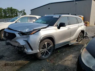 2022 Toyota Highlander XSE with VIN 5TDLZRBH7NS180107, listed as a Copart auction lot 58534725 with Not provided miles and Salvage title. Bid and sale history available at DreamBid. Image 1.