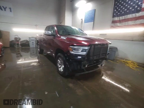 2019 Ram 1500 Laramie with VIN 1C6SRFDT5KN820237, listed as a Copart auction lot 78205614 with 179,266 mi miles and Salvage Title. Bid and sale history available at carsss.com. Image 14.
