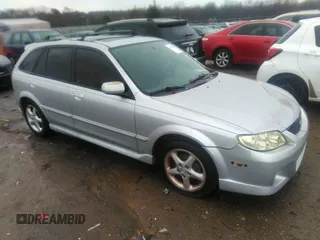 2002 Mazda Protege with VIN JM1BJ246121495614, listed as a IAAI auction lot 41772004 with 172,546 mi miles and . Bid and sale history available at DreamBid. Image 1.