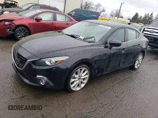2015 Mazda 3 S Grand Touring with VIN JM1BM1W33F1263073, listed as a Copart auction lot 87162974 with 111,906 mi miles and Salvage Title. Bid and sale history available at DreamBid. Image 1.