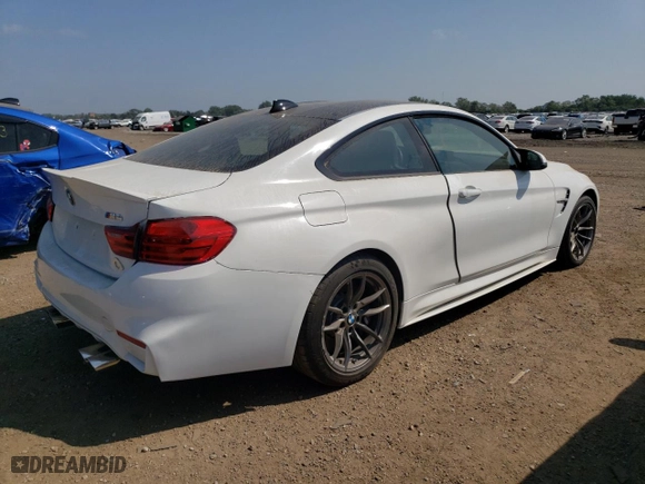 2015 BMW M4 with VIN WBS3R9C50FK330712, listed as a Copart auction lot 64958273 with 44,481 mi miles. Bid and sale history available at carsss.com. Image 3.