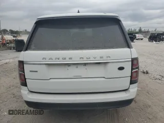 2018 Land Rover Range Rover with VIN SALGS2REXJA500285, listed as a Copart auction lot 46213465 with 44,603 mi miles and Salvage title. Bid and sale history available at DreamBid. Image 6.