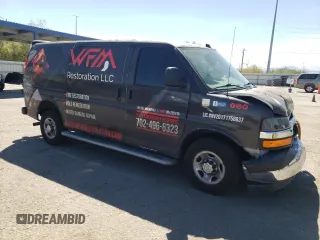 2019 Chevrolet Express Cargo Van with VIN 1GCWGAFG6K1287440, listed as a Copart auction lot 68916194 with 69,065 mi miles and Salvage Title. Bid and sale history available at carsss.com. Image 4.