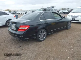 2009 Mercedes-Benz C-Class 3.0L Sport with VIN WDDGF54X29F214764, listed as a IAAI auction lot 42107127 with Not Provided miles. Bid and sale history available at carsss.com. Image 4.