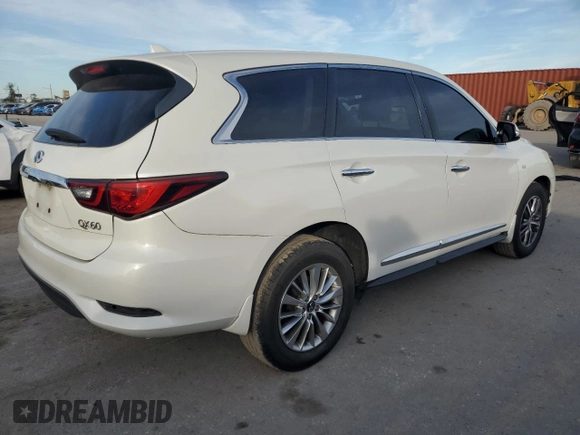 2019 Infiniti QX60 Luxe with VIN 5N1DL0MN1KC558631, listed as a Copart auction lot 87470524 with 139,190 mi miles and Salvage title. Bid and sale history available at DreamBid. Image 3.