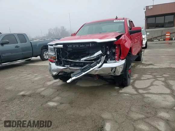 2018 Chevrolet Silverado 1500 LT with VIN 1GCVKREC5JZ325988, listed as a Copart auction lot 52478535 with 57,258 mi miles and Salvage Title. Bid and sale history available at DreamBid. Image 11.