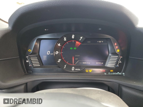 2022 Toyota Supra 3.0 with VIN WZ1DB0C0XNW046741, listed as a Copart auction lot 43457735 with 60,705 mi miles and Salvage title. Bid and sale history available at DreamBid. Image 9.