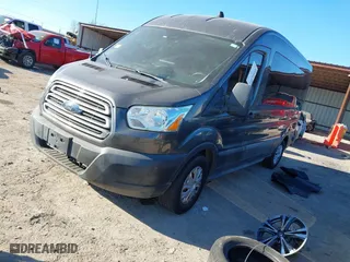2017 Ford Transit Wagon XL with VIN 1FBAX2CM7HKA50327, listed as a IAAI auction lot 41266395 with 137,504 mi miles. Bid and sale history available at carsss.com. Image 2.