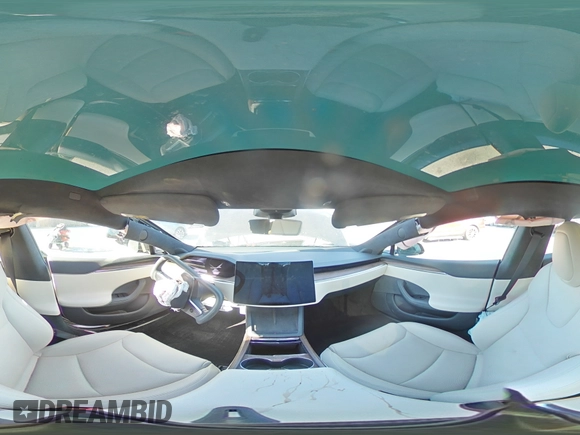 2022 Tesla Model S with VIN 5YJSA1E59NF460010, listed as a Copart auction lot 42797455 with Not provided miles and Salvage title. Bid and sale history available at DreamBid. Image 13.