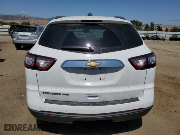 2017 Chevrolet Traverse LS with VIN 1GNKVFKD1HJ160642, listed as a Copart auction lot 60260245 with 109,022 mi miles and Salvage title. Bid and sale history available at DreamBid. Image 6.