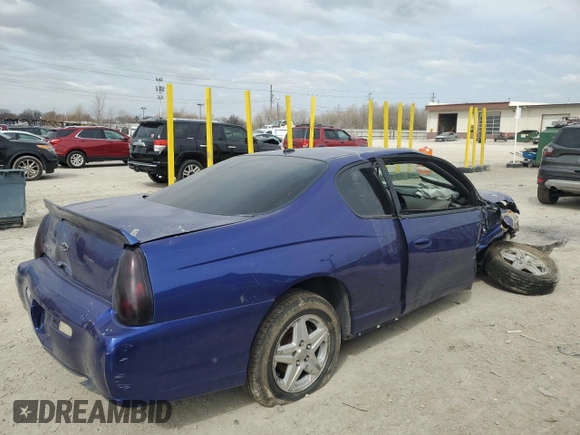 2005 Chevrolet Monte Carlo LS with VIN 2G1WW12E559267972, listed as a Copart auction lot 49661905 with 177,873 mi miles and Salvage Title. Bid and sale history available at carsss.com. Image 3.