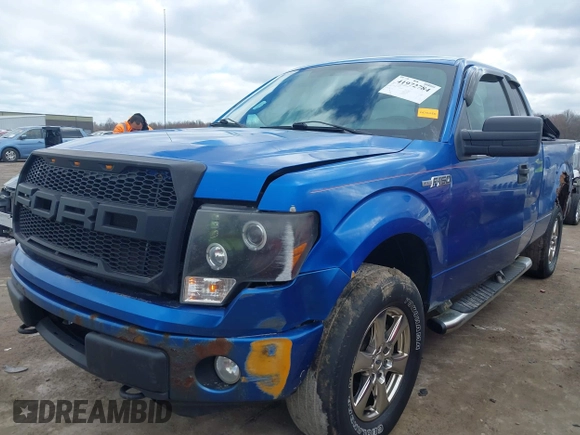 2009 Ford F-150 STX with VIN 1FTRX14WX9FB42387, listed as a IAAI auction lot 41972784 with 212,781 mi miles. Bid and sale history available at carsss.com. Image 2.