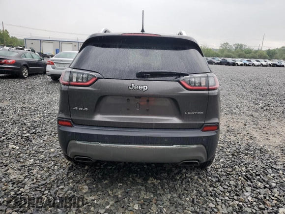2019 Jeep Cherokee Limited with VIN 1C4PJMDN9KD169907, listed as a Copart auction lot 58623505 with 62,659 mi miles and Salvage title. Bid and sale history available at DreamBid. Image 6.
