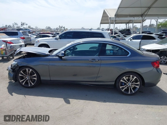 2016 BMW 2 Series 228i with VIN WBA1F9C57GV544455, listed as a IAAI auction lot 42268534 with 96,942 mi miles and . Bid and sale history available at DreamBid. Image 14.