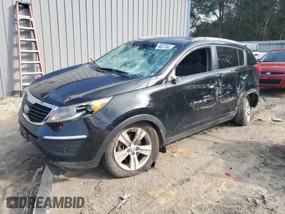 2013 Kia Sportage LX with VIN KNDPB3A22D7364959, listed as a Copart auction lot 45217555 with Not Provided miles and Salvage Title. Bid and sale history available at DreamBid. Image 1.