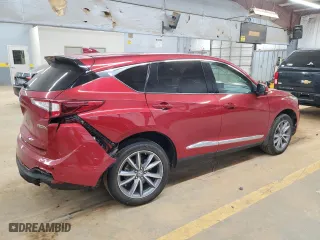 2020 Acura RDX w/Technology Pkg with VIN 5J8TC1H50LL009733, listed as a Copart auction lot 86697154 with 90,580 mi miles and Salvage Title. Bid and sale history available at carsss.com. Image 3.