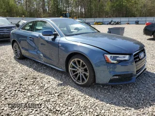 2016 Audi A5 Premium with VIN WAUD2AFR4GA001175, listed as a Copart auction lot 53177655 with 76,380 mi miles and Salvage title. Bid and sale history available at DreamBid. Image 4.