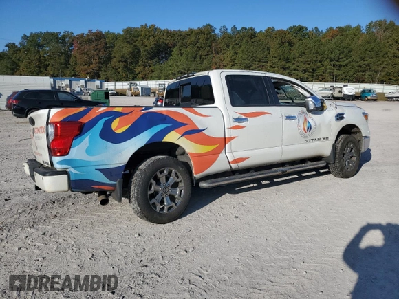 2019 Nissan Titan XD SL with VIN 1N6BA1F43KN511419, listed as a Copart auction lot 77875274 with 27,447 mi miles and Salvage Title. Bid and sale history available at carsss.com. Image 3.