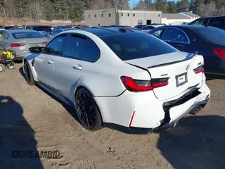 2024 BMW M3 Competition xDrive with VIN WBS43AY04RFT49362, listed as a IAAI auction lot 41691688 with Not provided miles and . Bid and sale history available at DreamBid. Image 3.