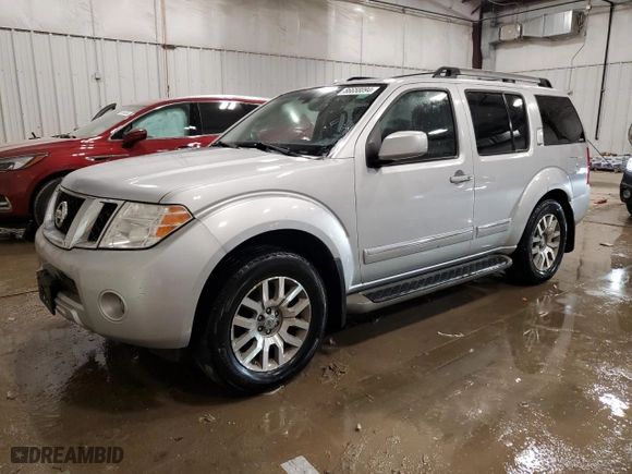 2011 Nissan Pathfinder LE with VIN 5N1AR1NB1BC625269, listed as a Copart auction lot 86658094 with 154,204 mi miles and Clean Title. Bid and sale history available at carsss.com. Image 1.