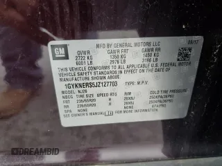 2018 Cadillac XT5 Premium Luxury FWD z VIN 1GYKNERS5JZ127703, wystawiony jako Copart lot #58315215 z przebiegiem Nie podano mil oraz Szkoda całkowita • Salvage title. Historia ofert i sprzedaży dostępna na DreamBid. Obrazek 12.