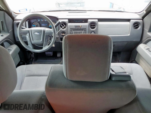 2014 Ford F-150 XL with VIN 1FTFX1CF0EFC92250, listed as a Copart auction lot 58959555 with 157,279 mi miles and Salvage title. Bid and sale history available at DreamBid. Image 8.