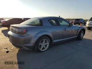 2004 Mazda RX-8 with VIN JM1FE17N040123306, listed as a Copart auction lot 71753604 with 136,794 mi miles and Clean Title. Bid and sale history available at carsss.com. Image 3.