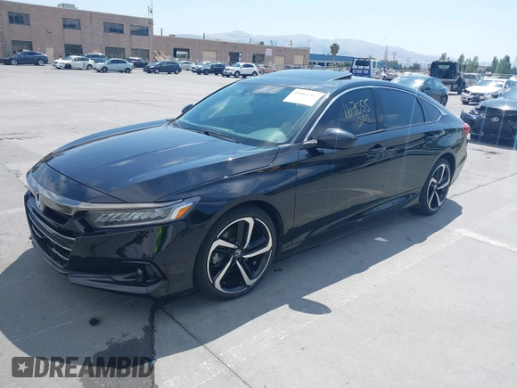2021 Honda Accord Sport with VIN 1HGCV2F32MA010896, listed as a IAAI auction lot 42461207 with 44,902 mi miles and . Bid and sale history available at DreamBid. Image 16.