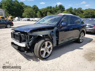 2021 Genesis GV80 Advanced + with VIN KMUHCESC7MU035838, listed as a Copart auction lot 70286224 with 0 mi miles and Salvage Title. Bid and sale history available at carsss.com. Image 1.