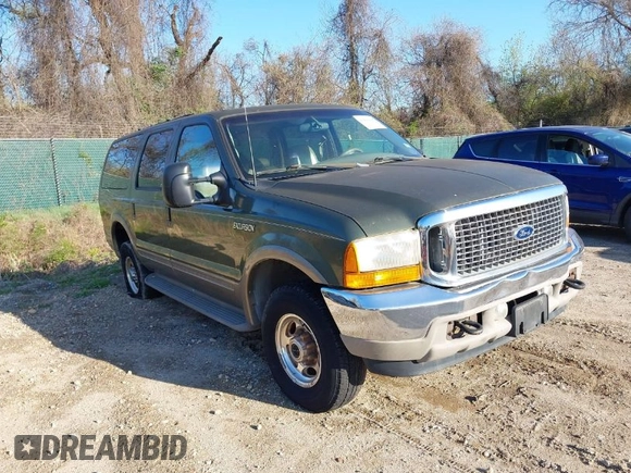 2001 Ford Excursion Limited with VIN 1FMNU43S11EA01026, listed as a IAAI auction lot 41994947 with 193,365 mi miles and . Bid and sale history available at DreamBid. Image 1.