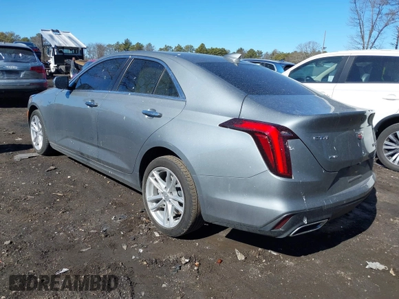 2024 Cadillac CT4 Luxury with VIN 1G6DK5RK0R0103609, listed as a IAAI auction lot 41693905 with 16,051 mi miles. Bid and sale history available at carsss.com. Image 3.