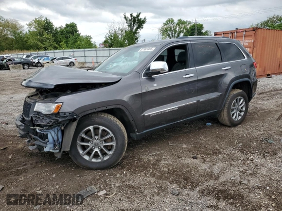 2014 Jeep Grand Cherokee Limited with VIN 1C4RJFBM1EC352484, listed as a Copart auction lot 57983305 with 157,143 mi miles and Salvage title. Bid and sale history available at DreamBid. Image 1.